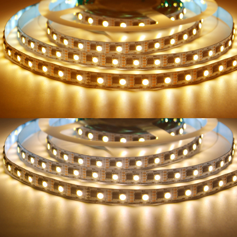 DC12V GS8208 5050SMD Breakpoint-continue, 300 LEDs Individually Addressable Single Color/RGB Digital Strip Lights, 5m/16.4ft per Roll